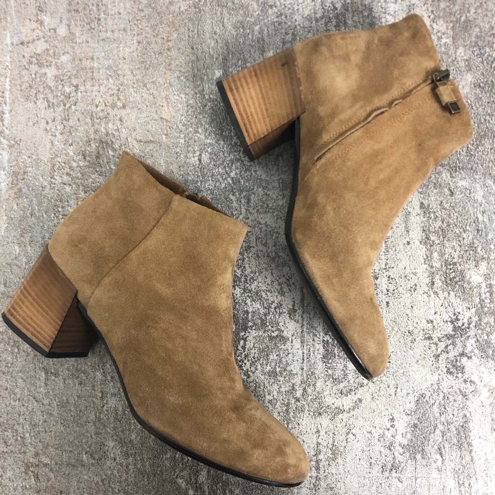 Alberto Fermani Gabriela Sahara Suede Booties 7